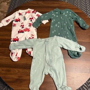 Baby boy Christmas sleeper bundle